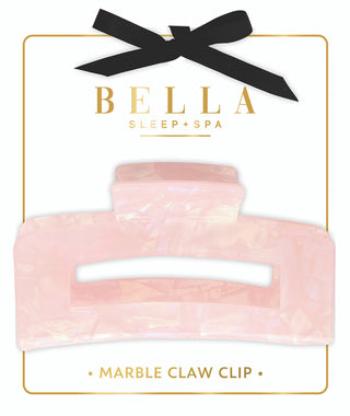 Bella Claw Clip - Pink Marble