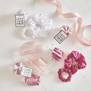 Bella Claw Clip - Pink Marble