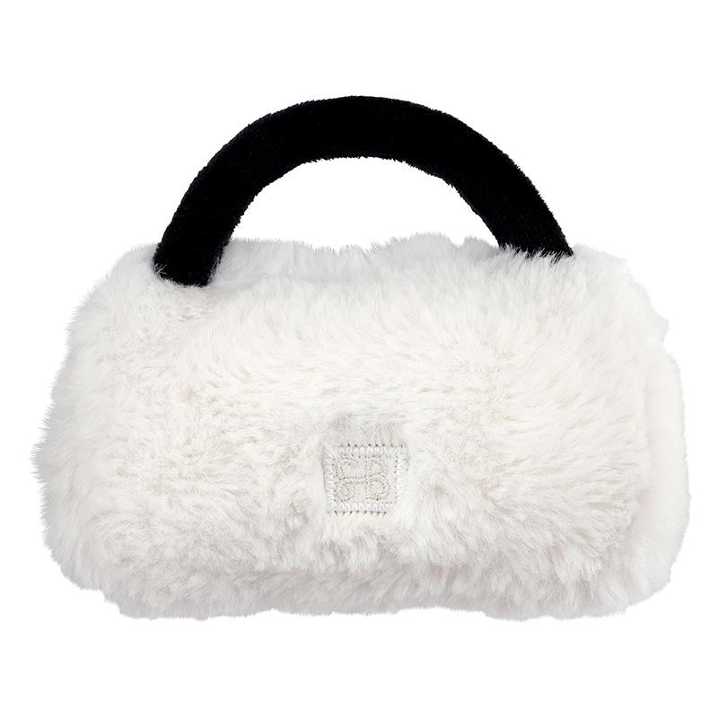 Stephan Baby Plush Rattle Purse - Bow