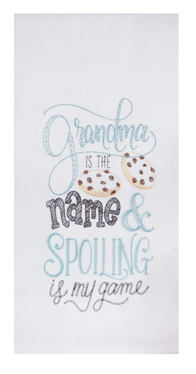 Grandma Spoiling Flour Sack Tea Towel