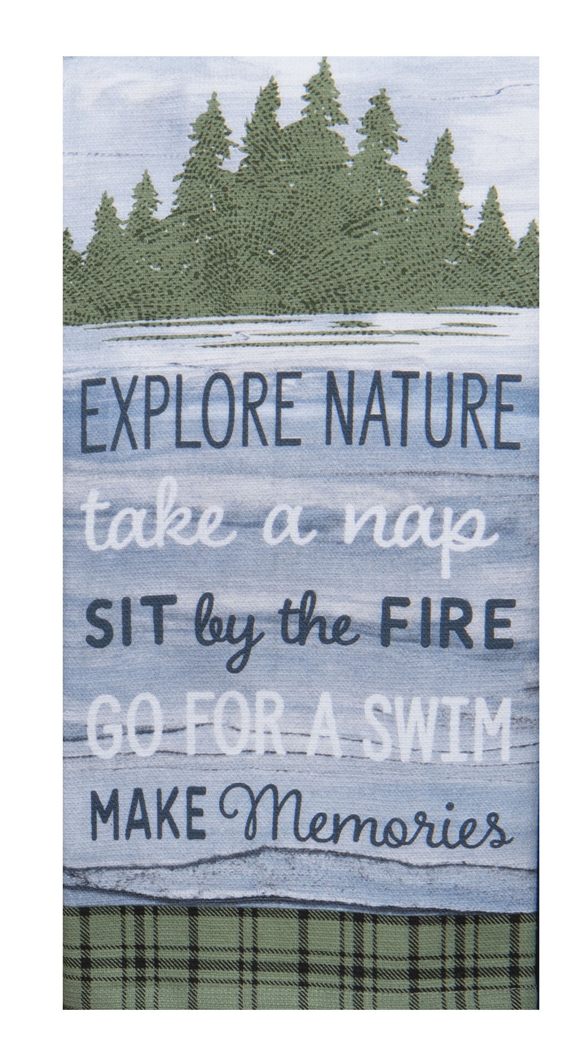 Cabin Life Rules Dual Purpose Terry Tea Towel (Copy)