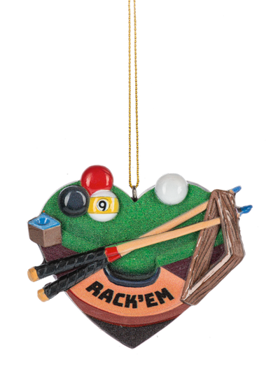 Rack 'Em Pool Ornament