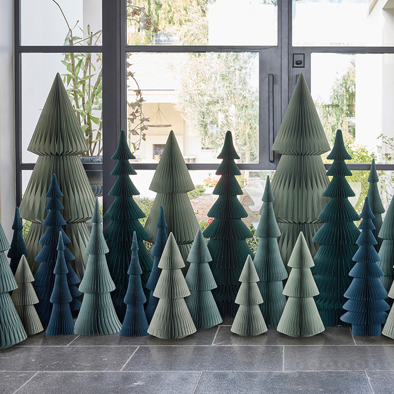 Sage Green Paper Tree 14