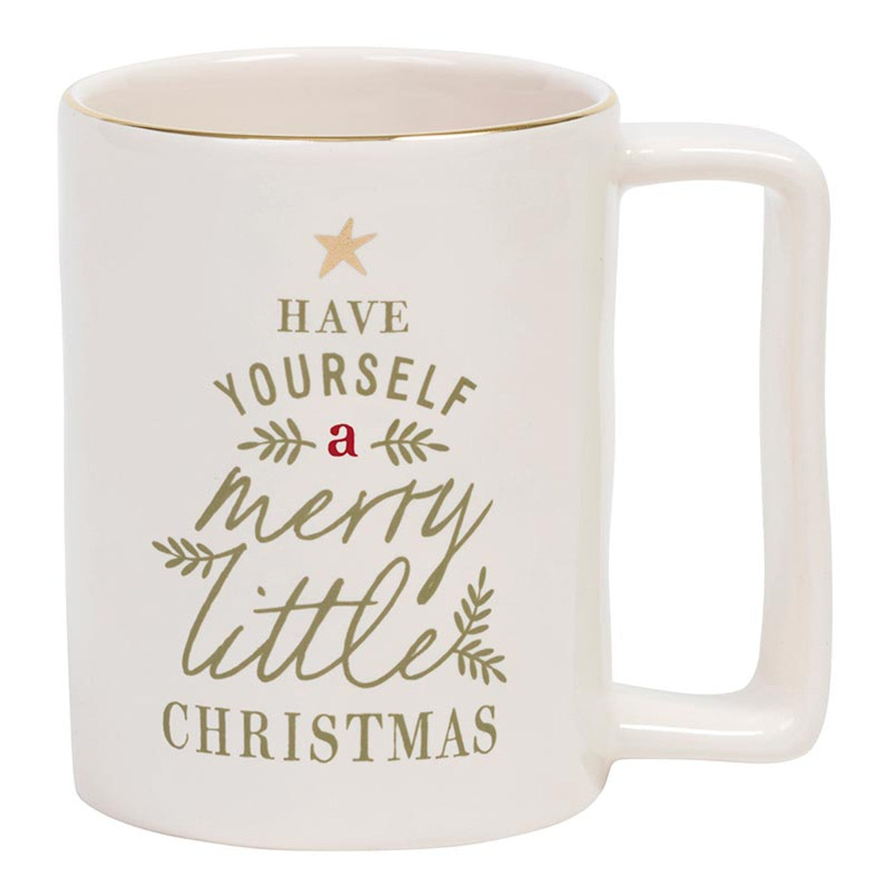 Ceramic Merry Little Christmas Mug