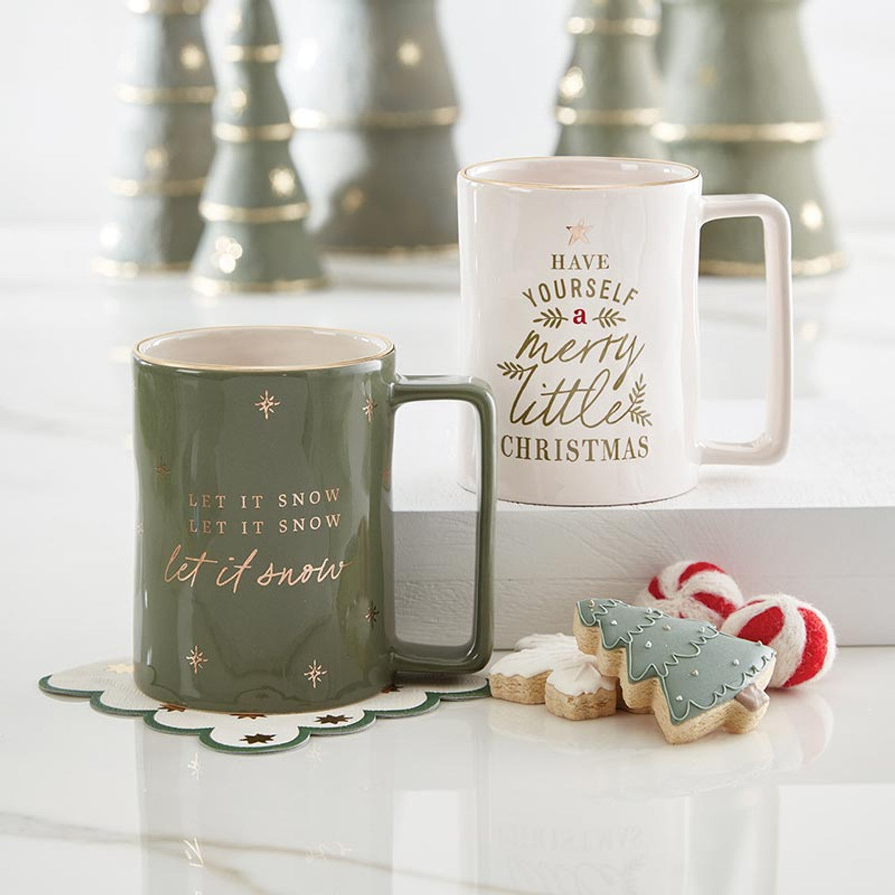Ceramic Merry Little Christmas Mug