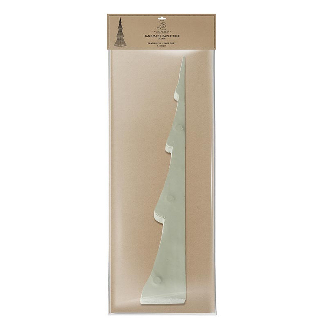 Sage Grey Paper Tree 14