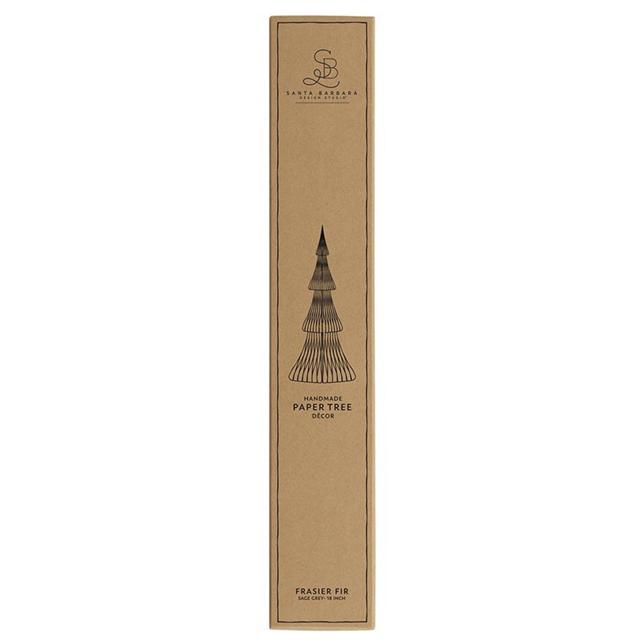 Sage Grey Paper Tree 18