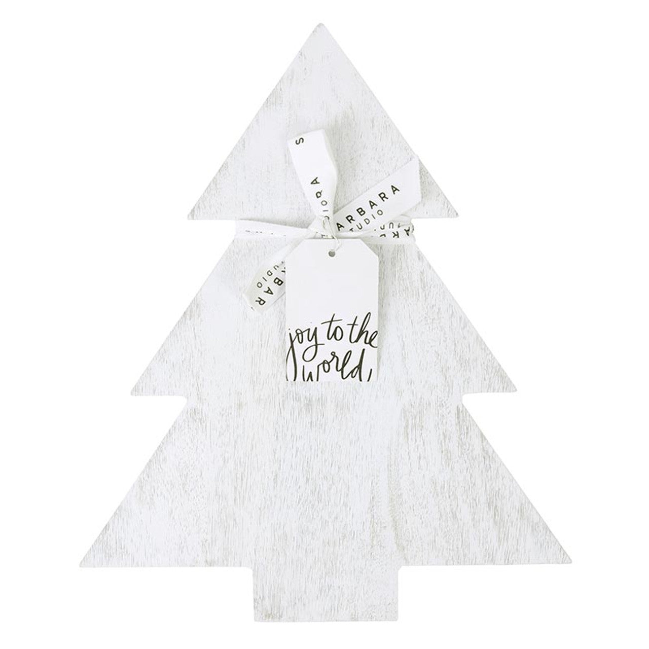 White Christmas Tree Board