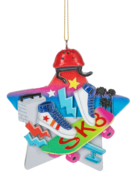 Sk8 Skateboard Ornament