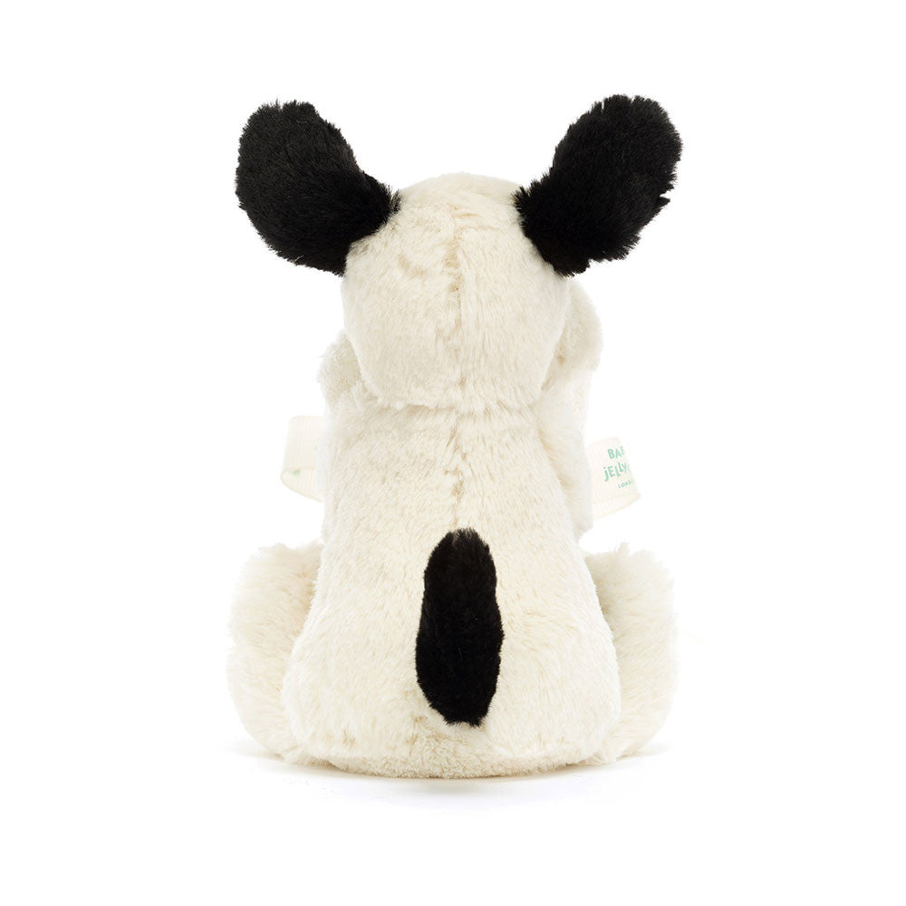 JellyCat Bashful Black & Cream Puppy Soother