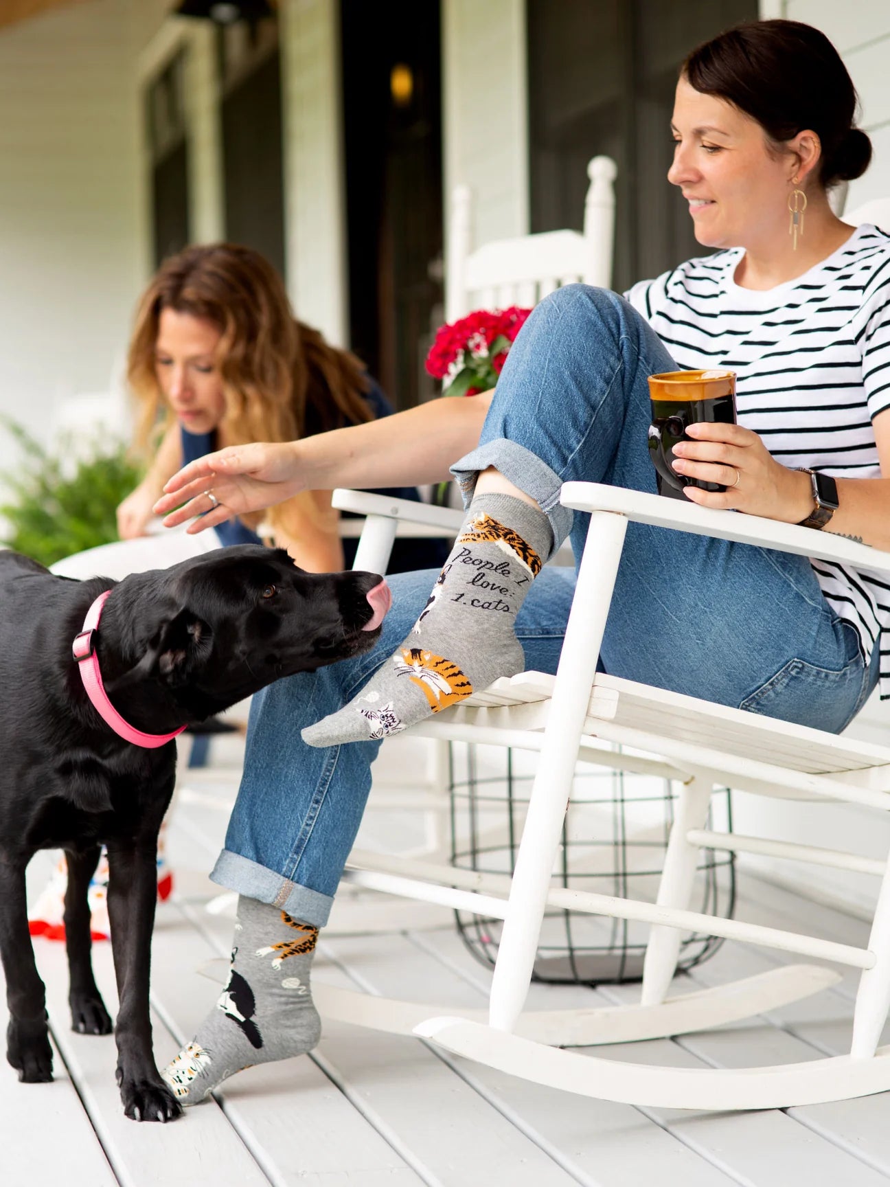 Blue Q Women's People I Love: Cats Crew Socks