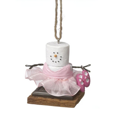S'mores Ballerina Ornament