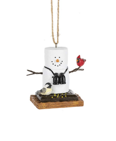 S'mores Birdwatcher Ornament