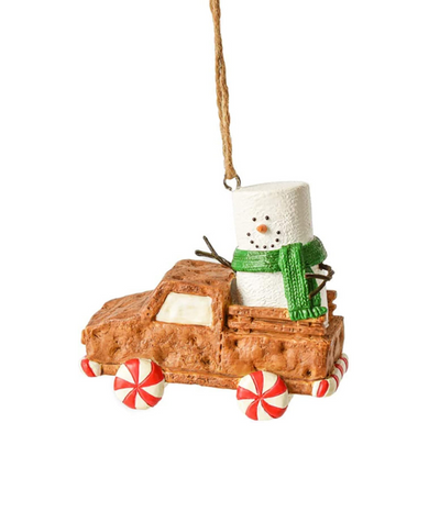 S'mores Graham Cracker Truck Ornament