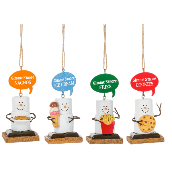 S'mores Snack Food Ornaments