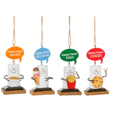 S'mores Snack Food Ornaments