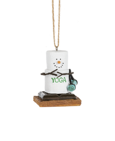 S'mores Yoga Ornament
