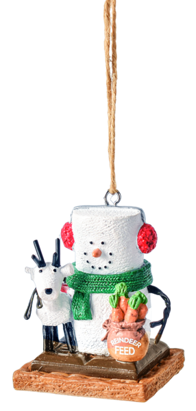 S'Mores With Reindeer Ornament