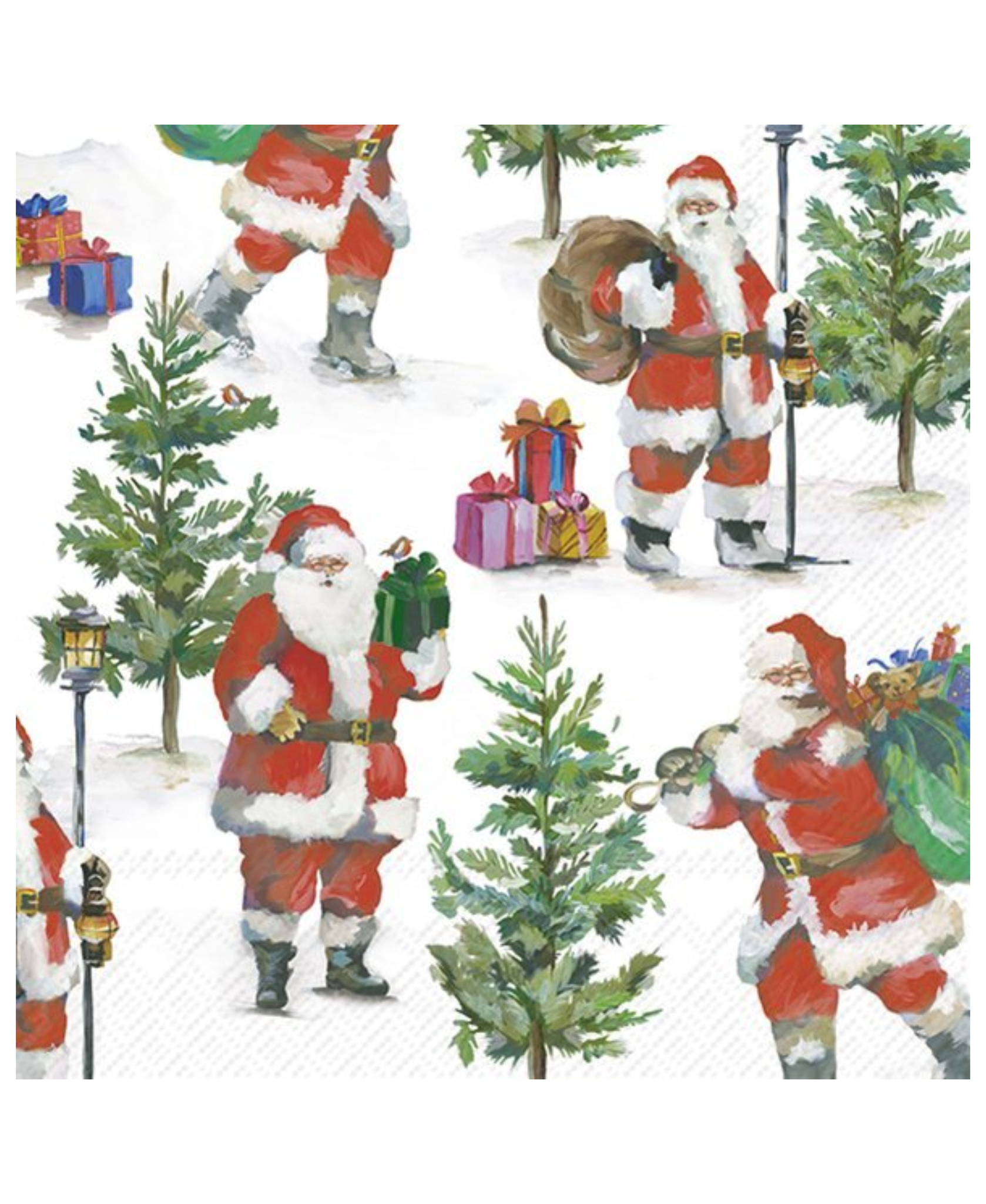 Ihr Santa Is On The Way Lunch Napkins