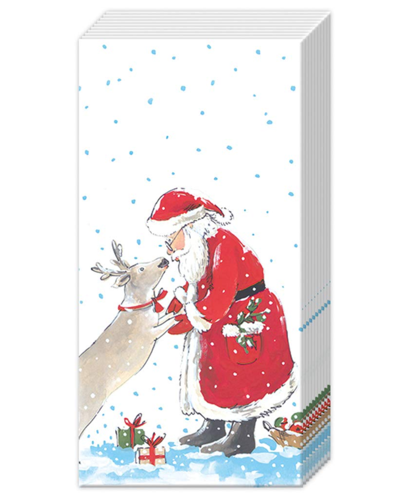 IHR Santa's Best Friend White Pocket Tissues