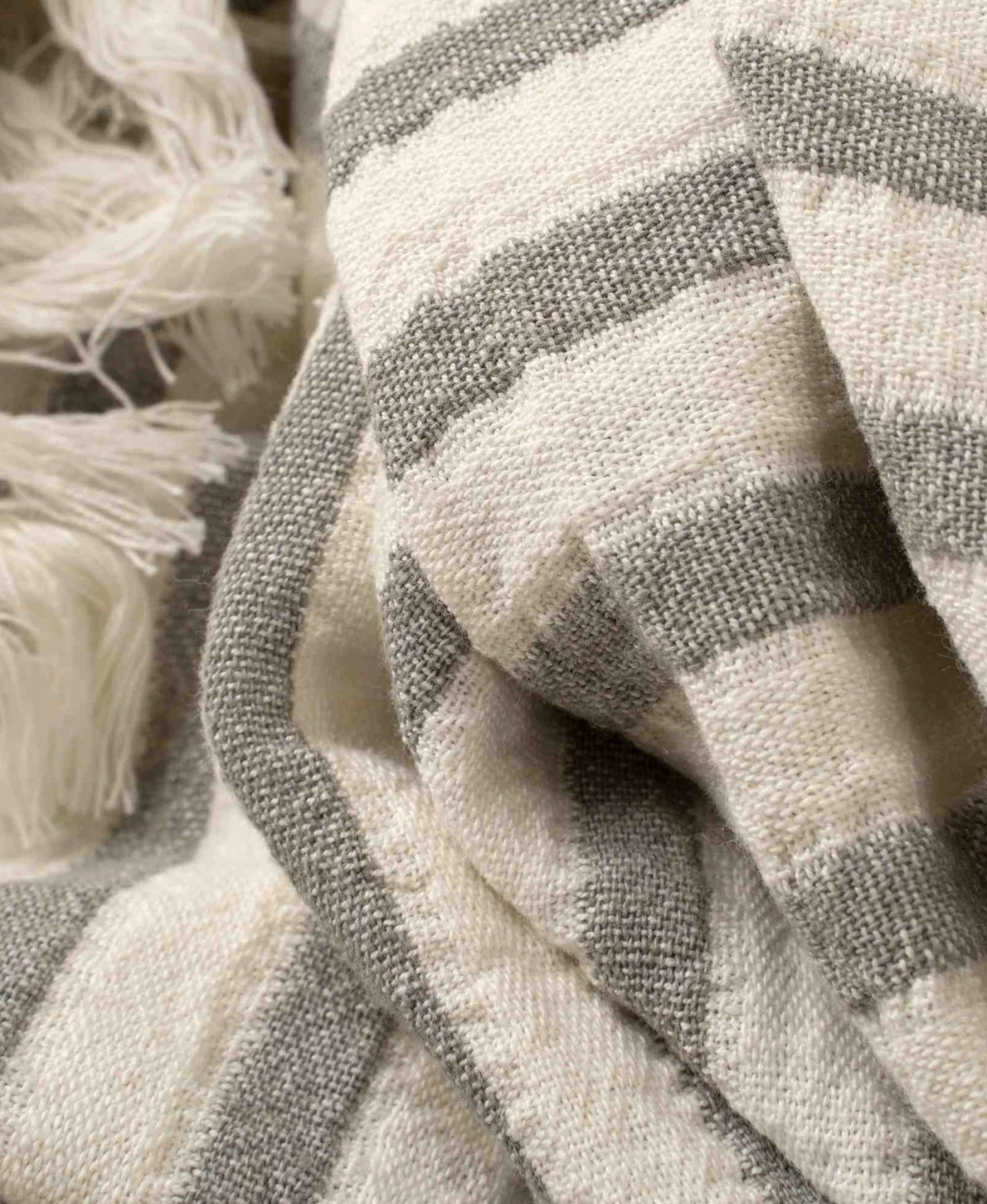 Castaway Cotton Throw - Slate