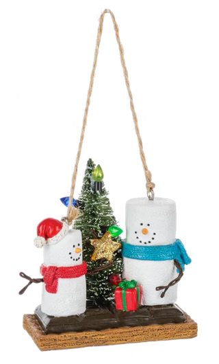 S'Mores Decorating A Tree Ornament