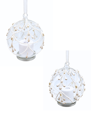 LED White Snow Ornaments