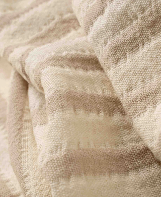 Castaway Cotton Throw - Stone