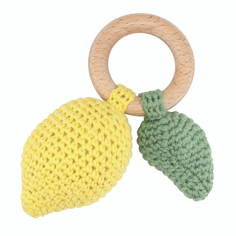 Stephan Baby Lemon Knit Rattle