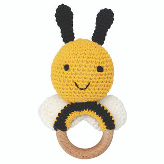 Stephan Baby Bee Knit Rattle