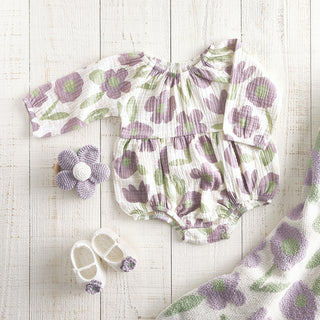 Stephan Baby Flower Knit Rattle