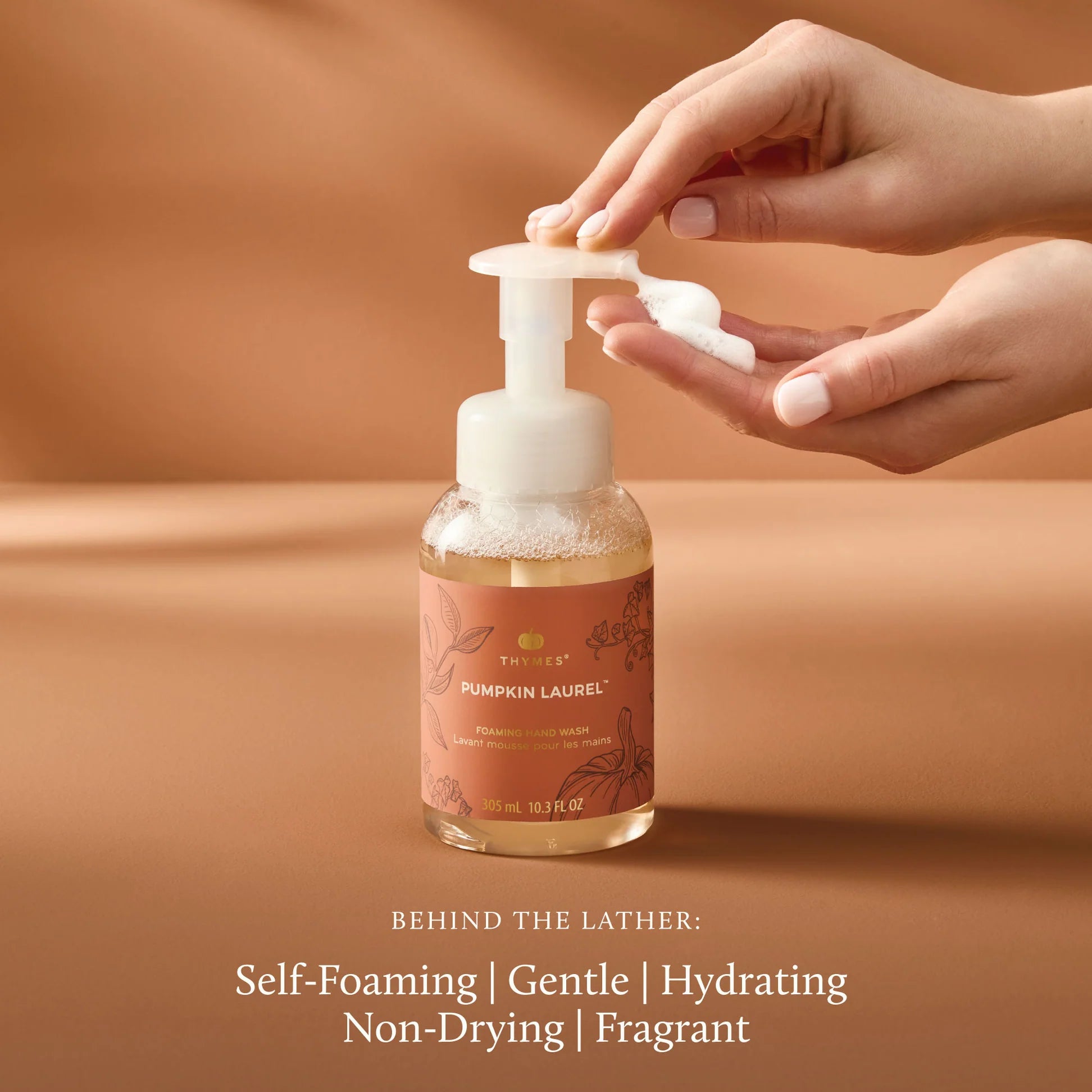 Thymes Pumpkin Laurel Foaming Hand Wash