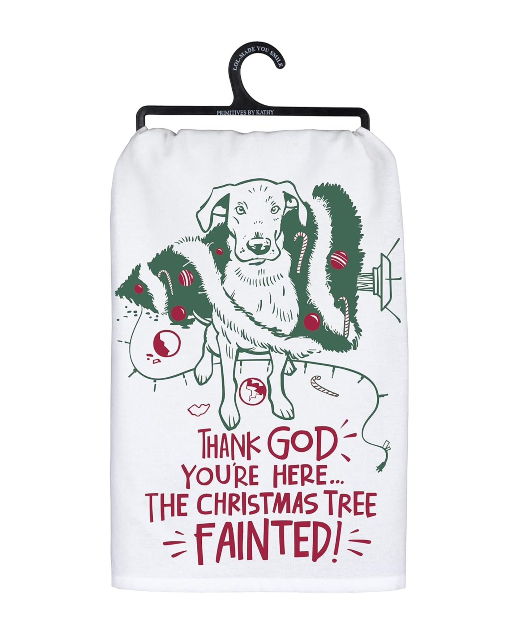 Primitives By Kathy Tree Fainted Dish Towel