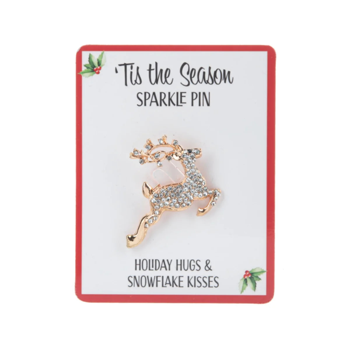 Holiday Sparkle Brooch Pins