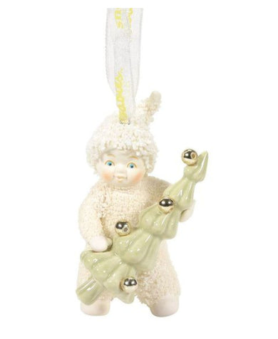 Snowbabies Trim The Tree Ornament