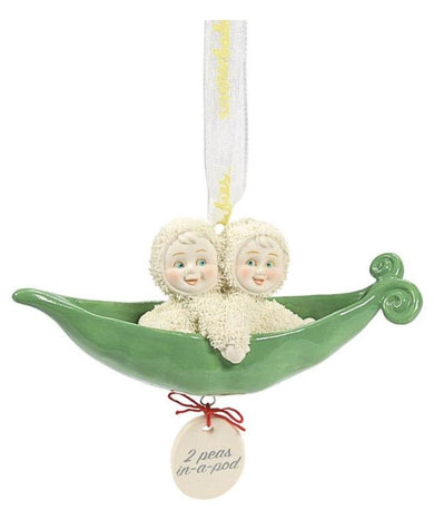 Snowbabies Two Peas In A Pod Ornament