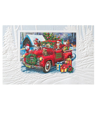Pumpernickel Press Santa's Express Delivery Christmas Cards