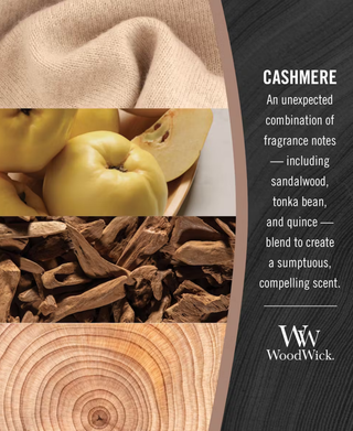 WoodWick Cashmere Candle - Medium