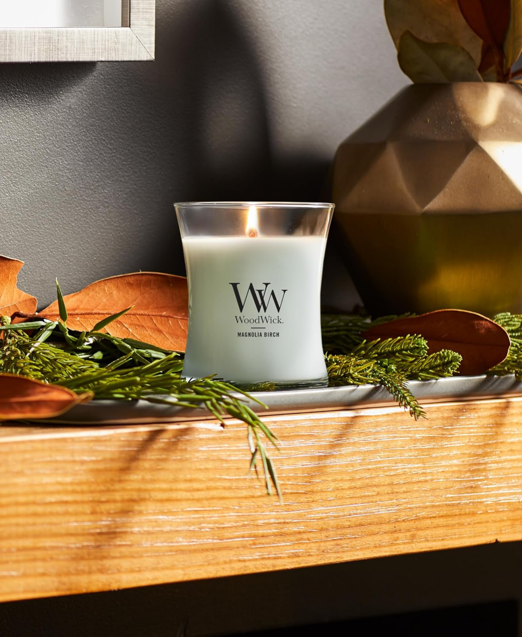 WoodWick Magnolia Birch Candle - Medium