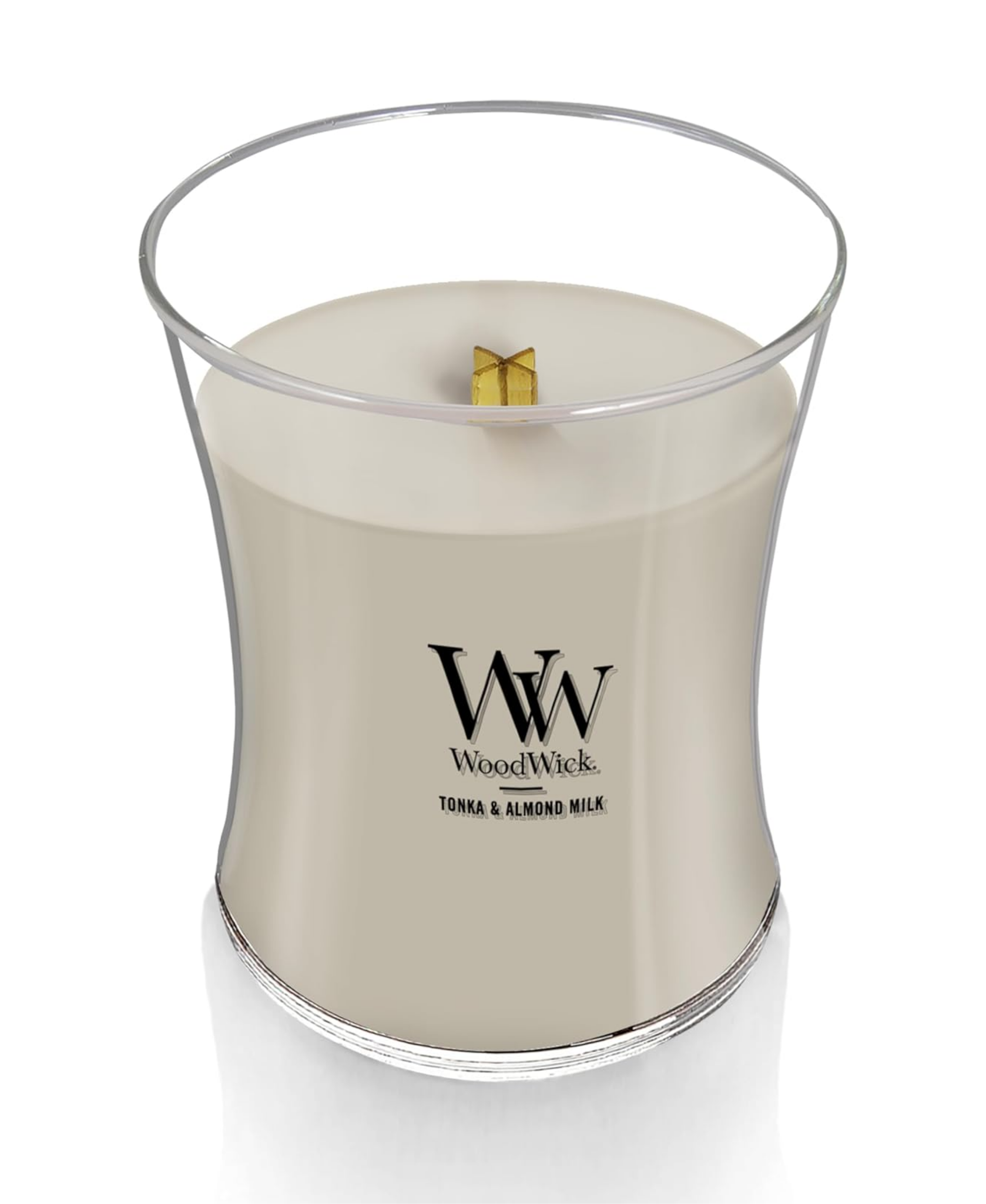 WoodWick Tonka & Almond Milk Candle - Medium