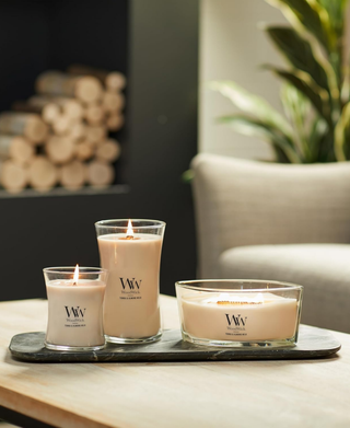 WoodWick Tonka & Almond Milk Candle - Medium