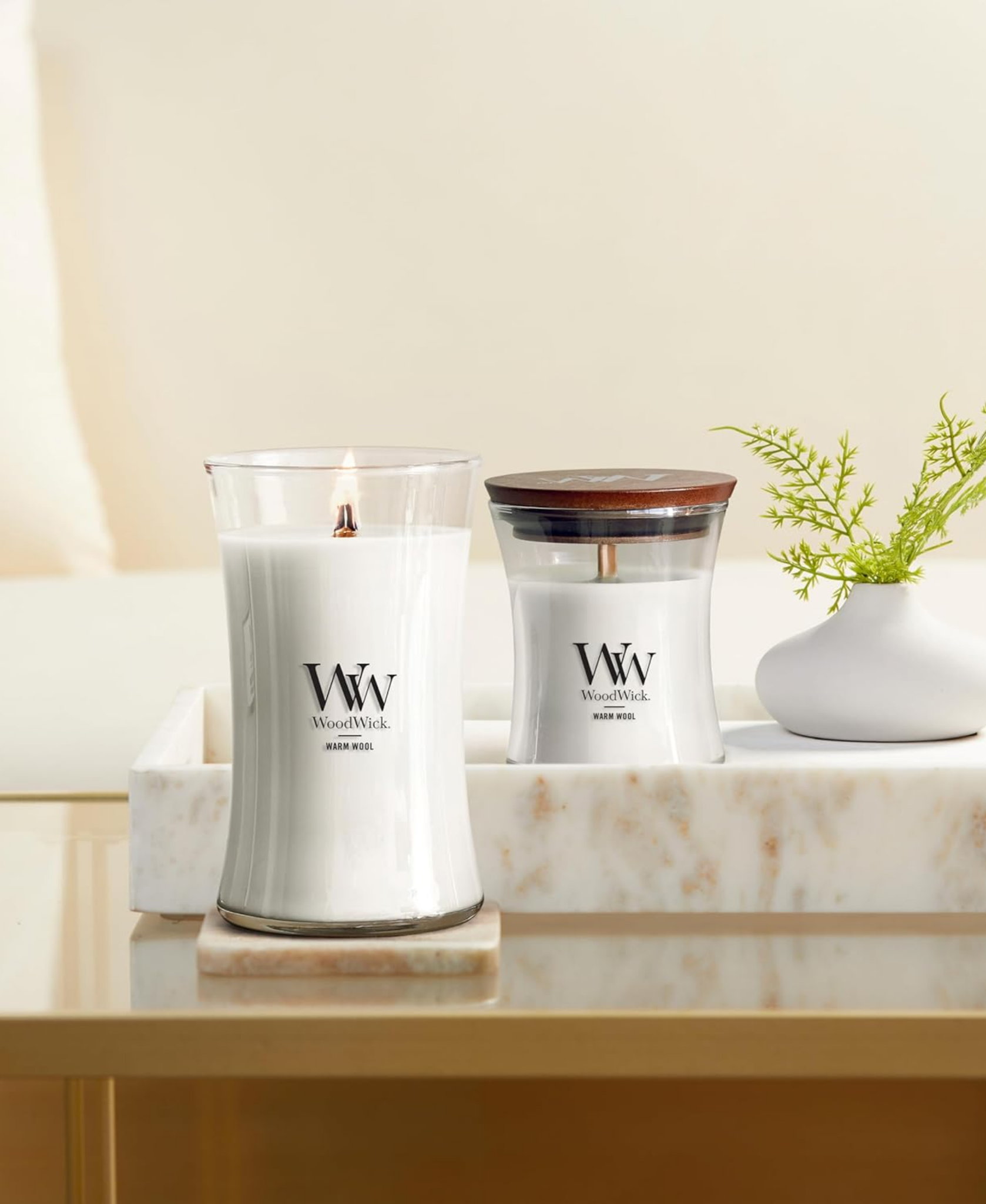 WoodWick Warm Wool Candle - Medium