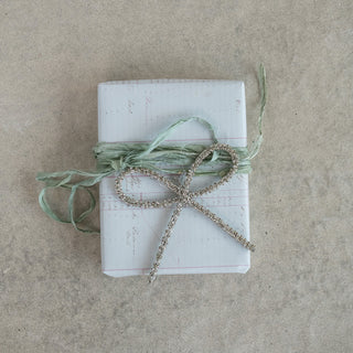 Rhinestone Bow Ornament