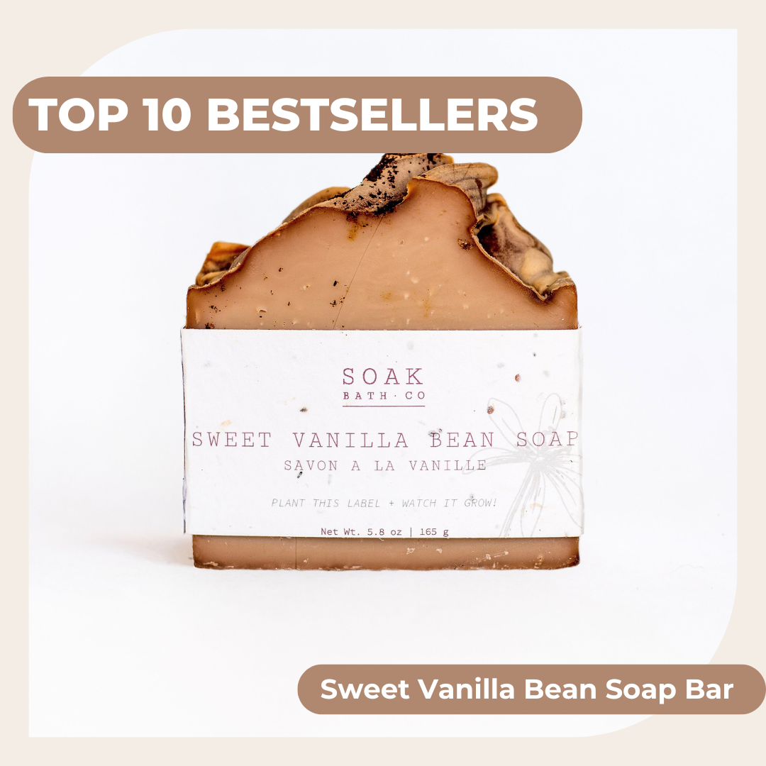 Sweet Vanilla Bean Bar Soap - Canadian Made