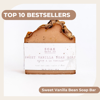 Sweet Vanilla Bean Bar Soap - Canadian Made