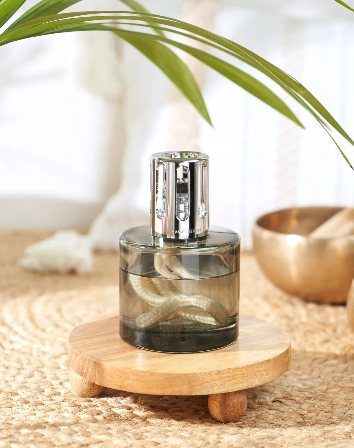 Lampe Berger Aroma Relax Moss Green Fragrance Lamp Gift Set with Oriental Comfort