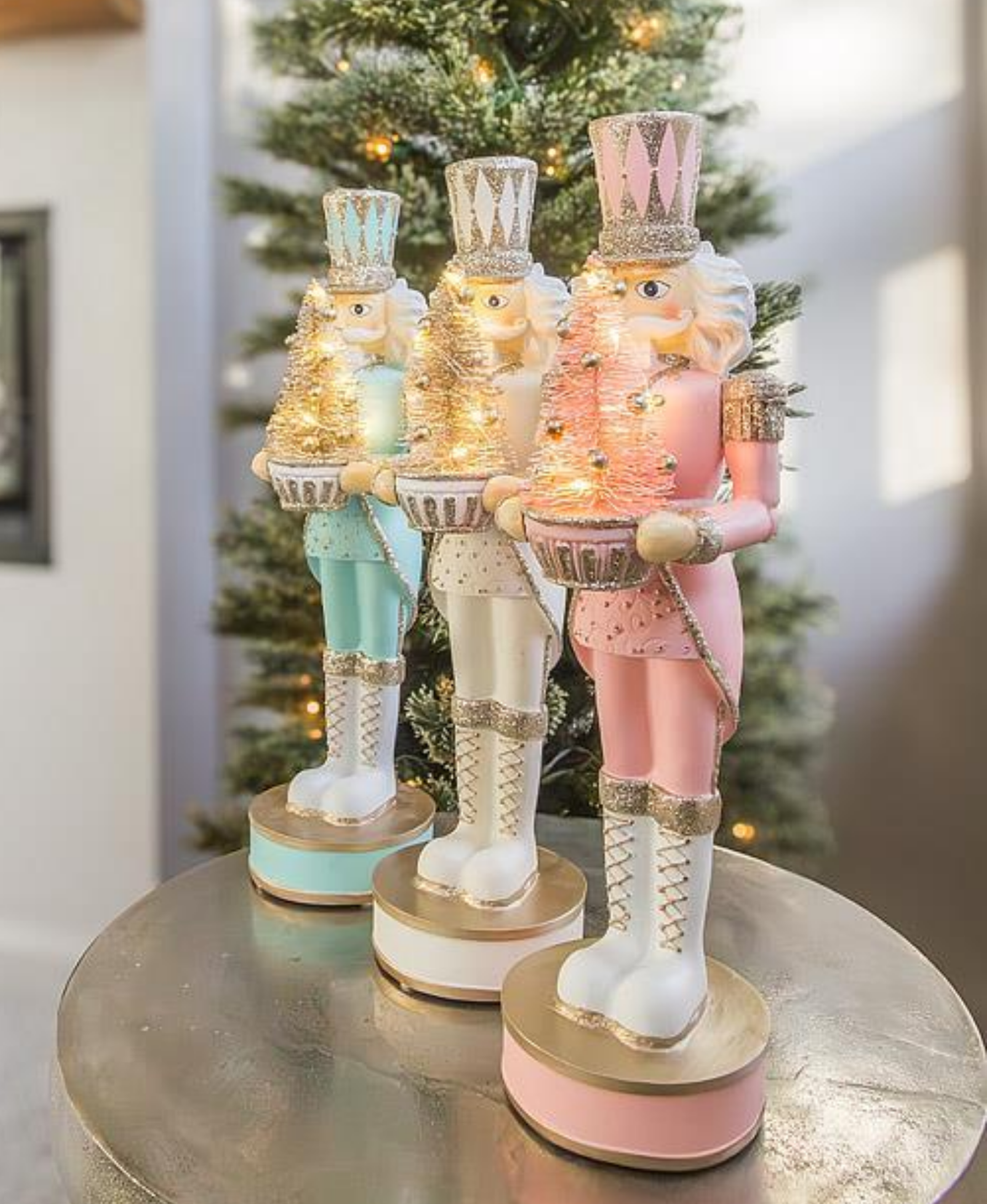 Nutcracker with LED Tree - 3 Styles