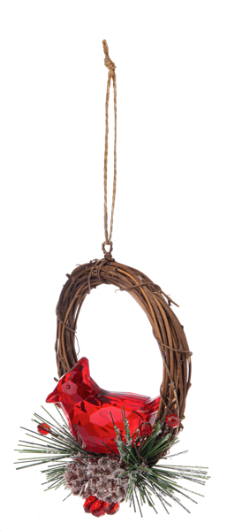 Crystal Expressions Winter Cardinal Ornament