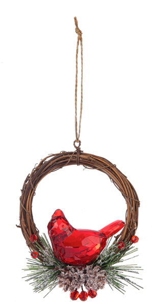 Crystal Expressions Winter Cardinal Ornament
