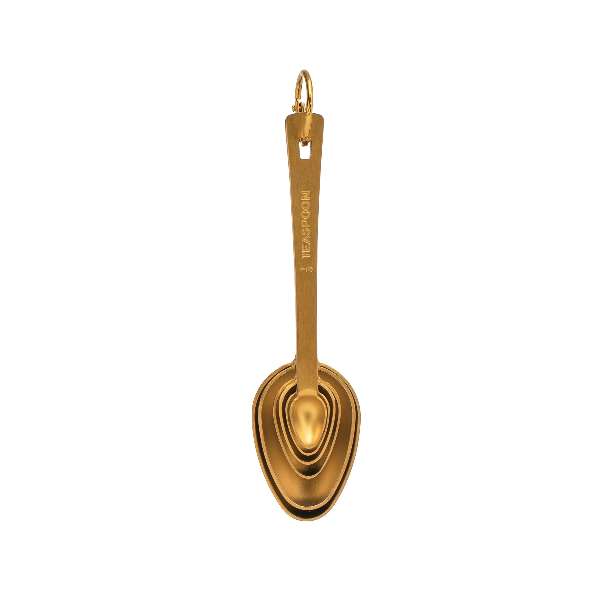 Stainless Steel Measuring Spoons - Gold